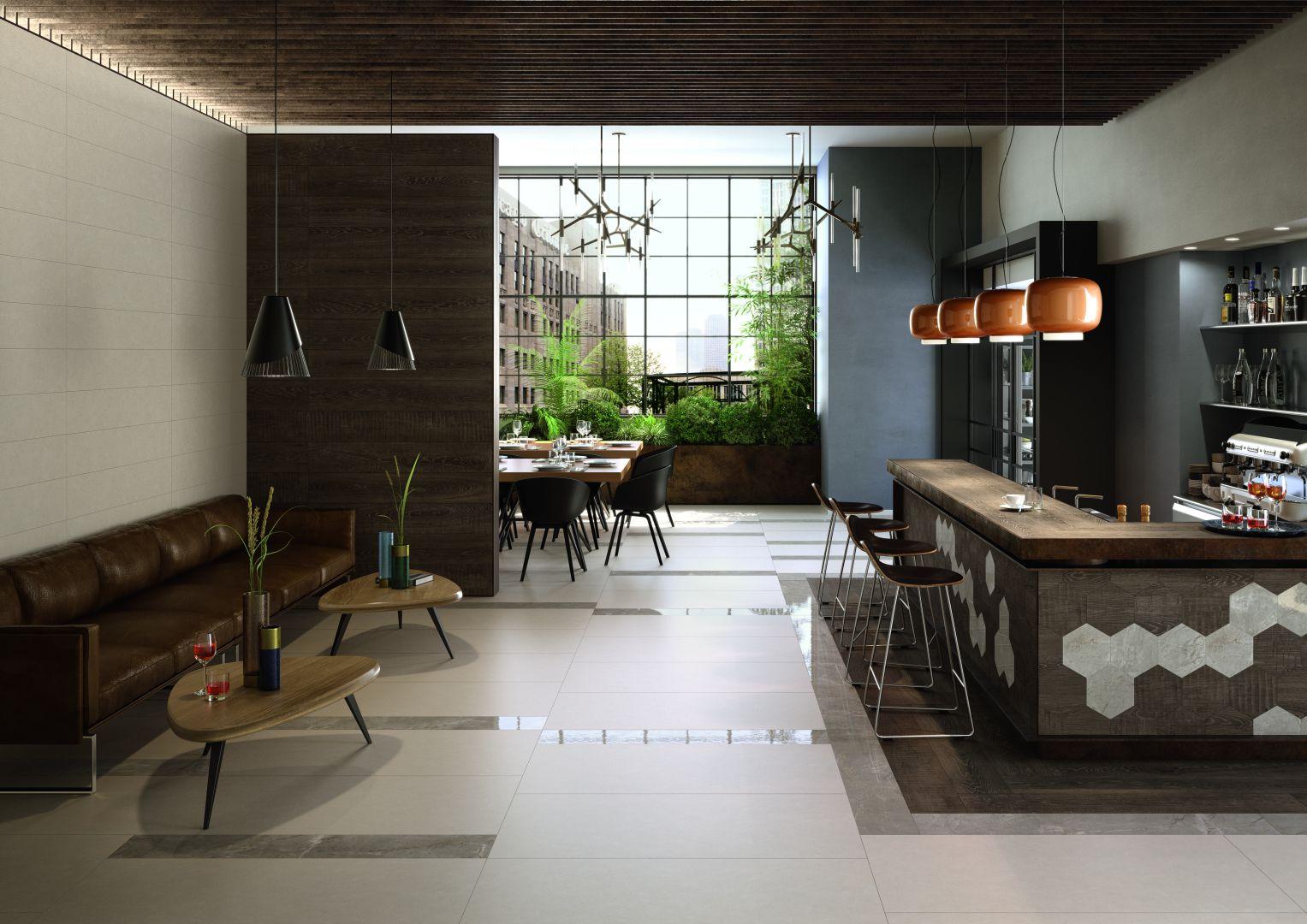 Gresie Elements Design - Keope Restaurant amenajat cu gresie Elements Design - Keope