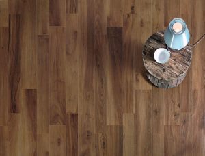 Pardoseala din gresie portelanata cu aspect de lemn rustic Evoke