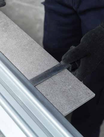 prelucrare_placi_portelanate_mari_Keope Taiere liniara manuala