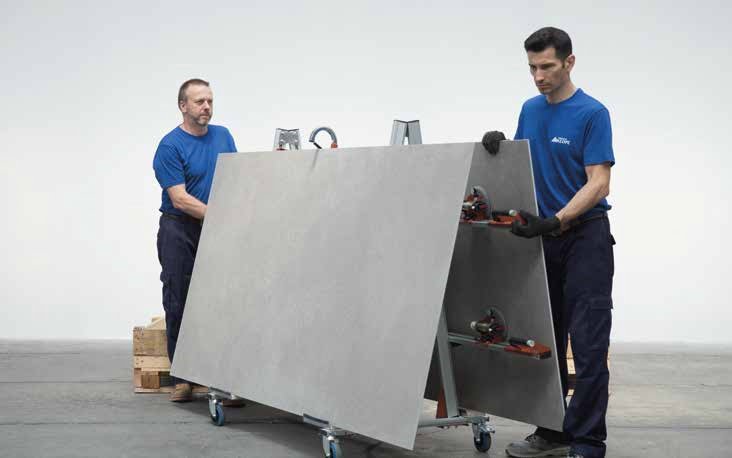 Placi portelanate Keope dimenisiuni mari Manipulare placi mari gresie portelanata Keope