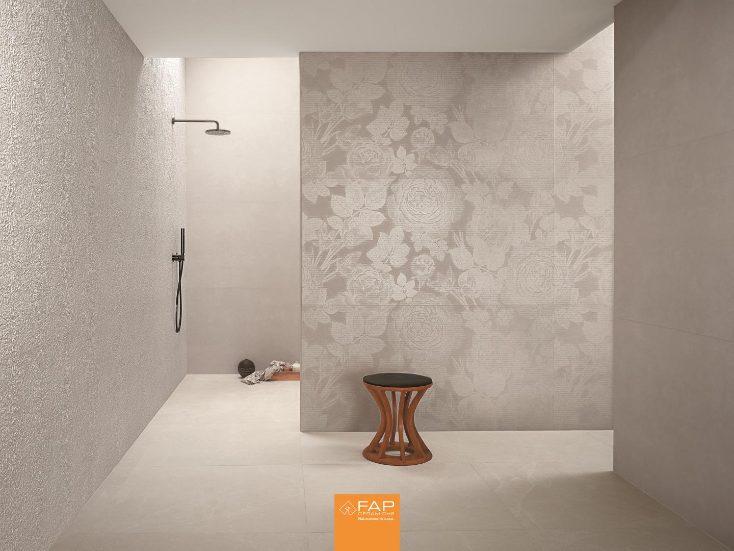 Decor din faianta cu tranadafiri Bloom 