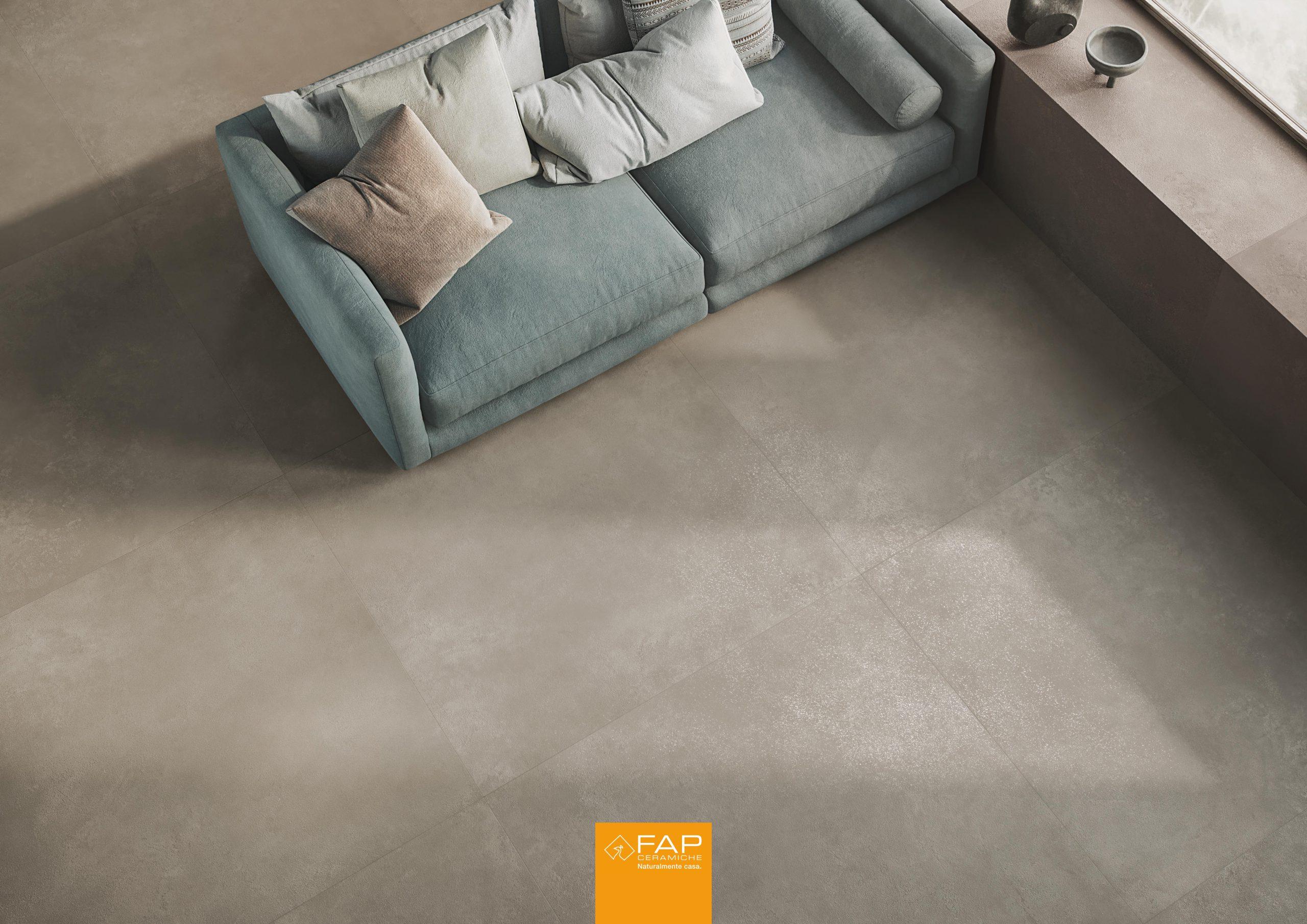 Living modern cu gresie portelanata Summer 