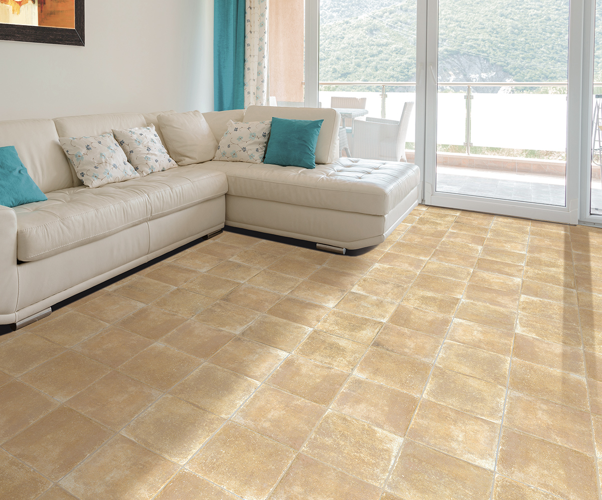 Amenajare cu gresie tip rustic EK 