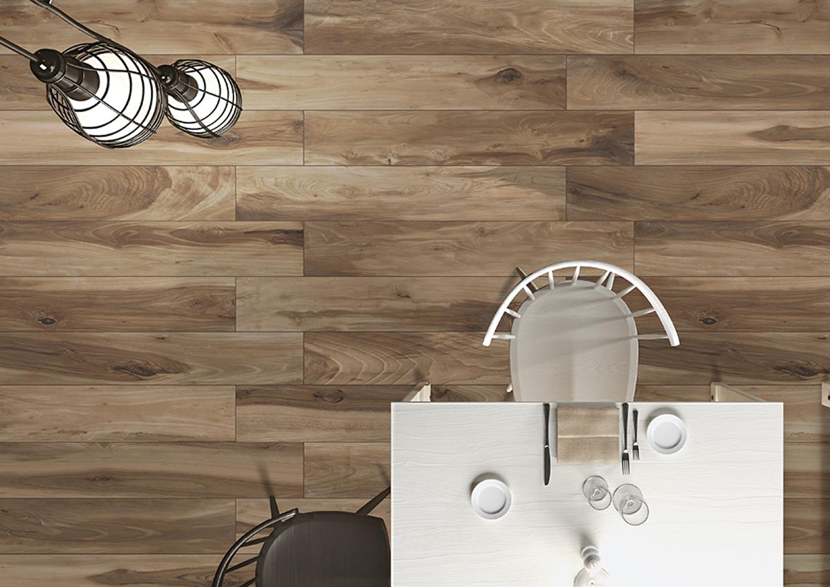 Pardoseala cu gresie tip parchet ceramic EK 