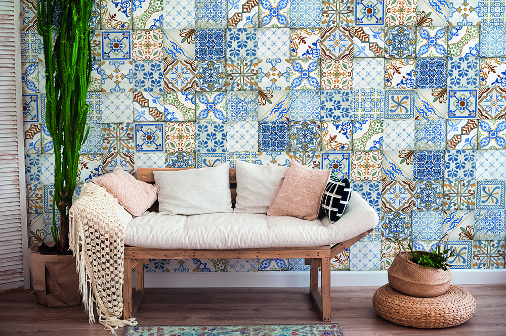 Gresie decorata maioliche 