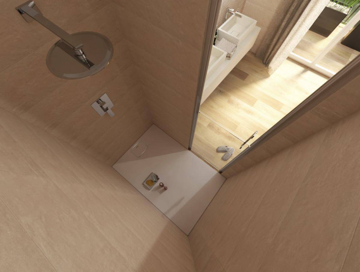 Baie moderna cu gresie si faianta 