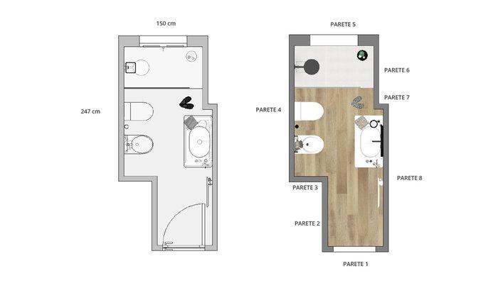 Baie cu gresie si faianta 