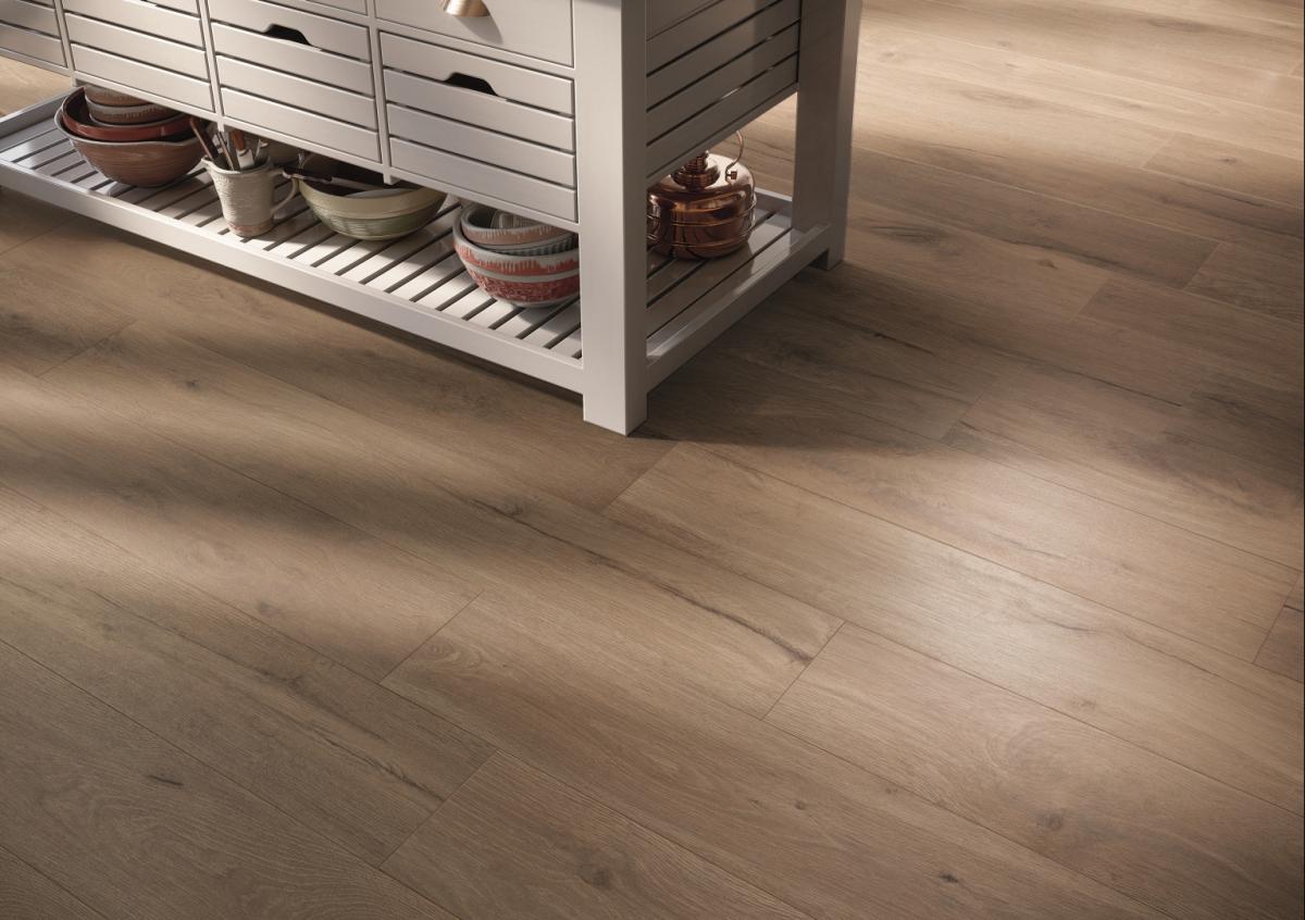 Pardoseala bucatarie cu gresie portelanata Roots FAP