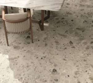 Bucatarie cu pardoseala din gresie portelanata Nativa