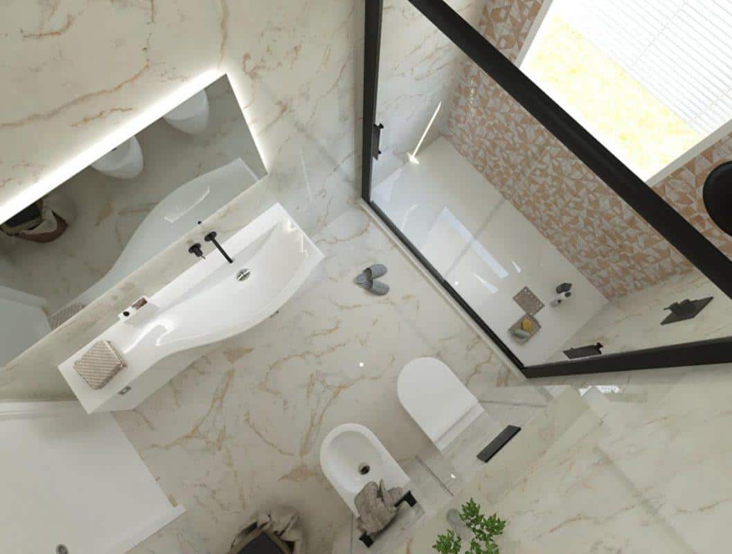 Model baie cu gresie si faianta 2022