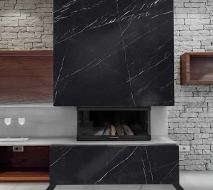 Gresie Interior Marquina Alb Negru - imagine 4