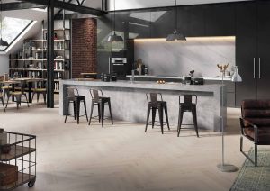 Parchet din lemn stratificat tip Herringbone Light - imagine 3