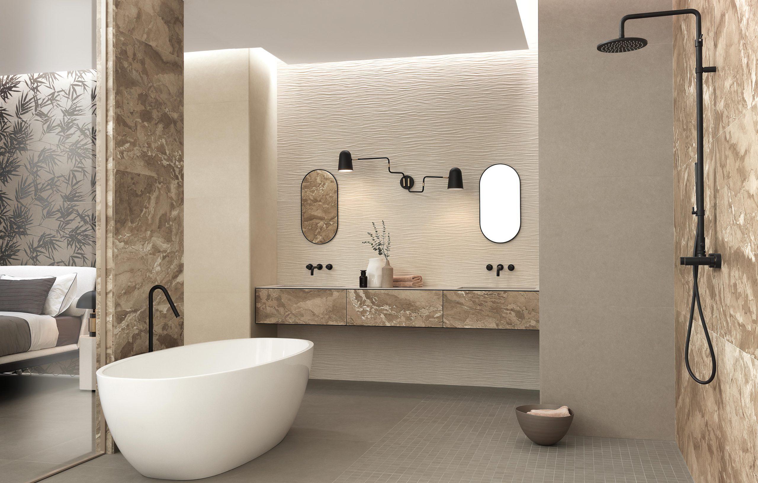 Faianta si Gresie Baie - Sheer Bej 80x160 cm - imagine 1