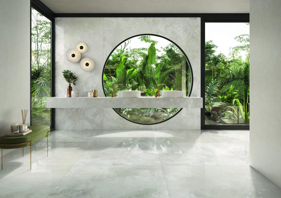 Baie cu Lastre Ceramice tip Onix Keope