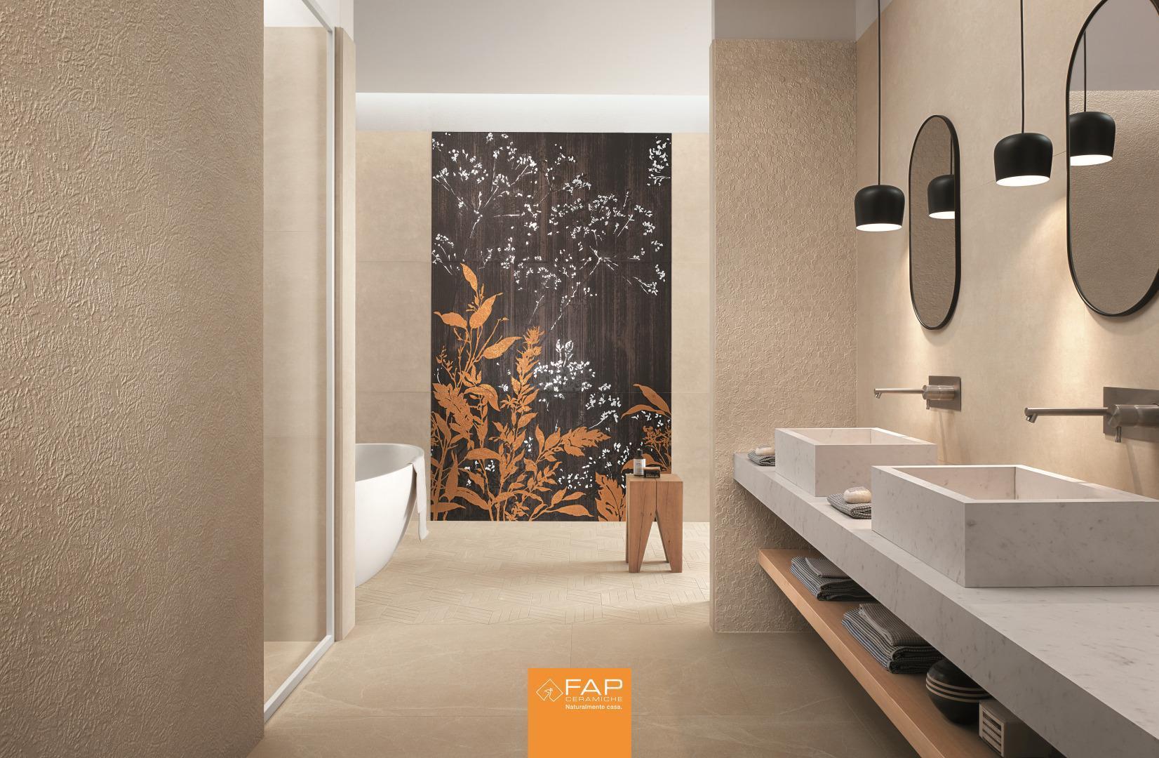 Baie cu Faianta Rectificata Bej 80x160 cm Bloom - imagine 1