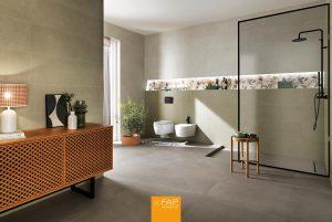 Baie cu Faianta si Decor Floral Summer