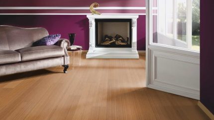 T13 Parchet Bambus Caramel Beige