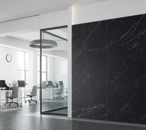 Gresie Interior Marquina Alb Negru - imagine 3