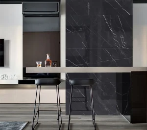 Gresie Interior Marquina Alb Negru - imagine 5