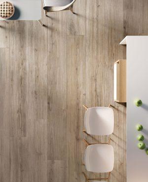 Gresie Portelanata Tip Parchet Echo Silk Bucatarie - imagine 2