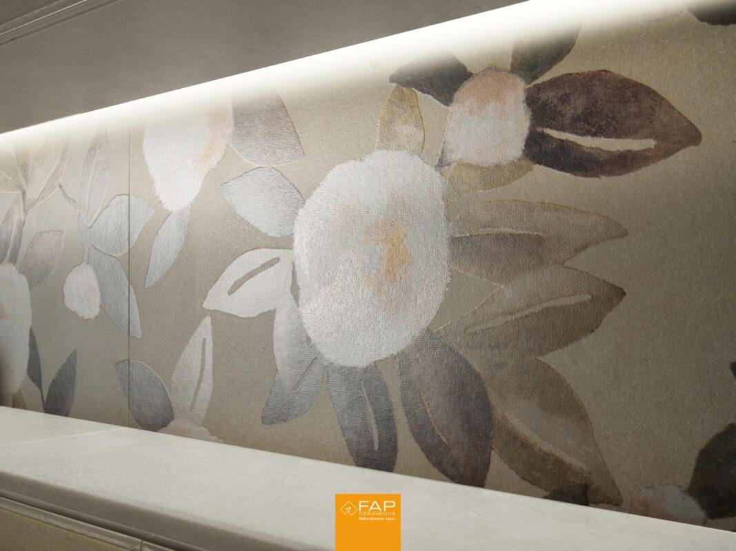 Baie cu Faianta si Decor Floral Summer