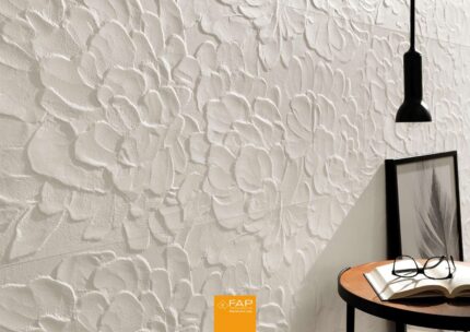Faianta Alba Decorata 3D Lumina Sand