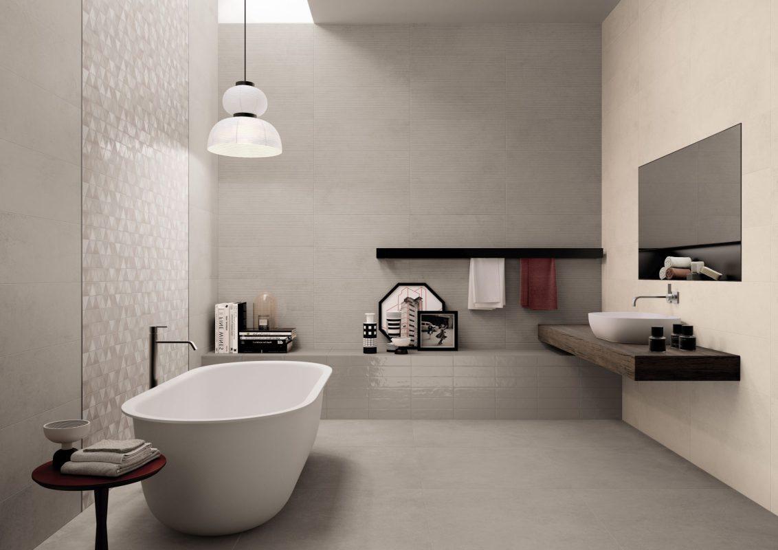 Faianta Baie Medley Greige 25x75 cm