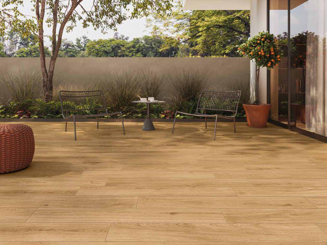 Gresie Portelanata tip Lemn 2 cm grosime Terasa
