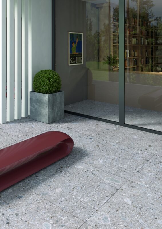 Living cu Gresie tip Terrazzo Omnia Keope