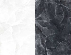 Baie cu Gresie Alb si Negru Onyx EK - imagine 2