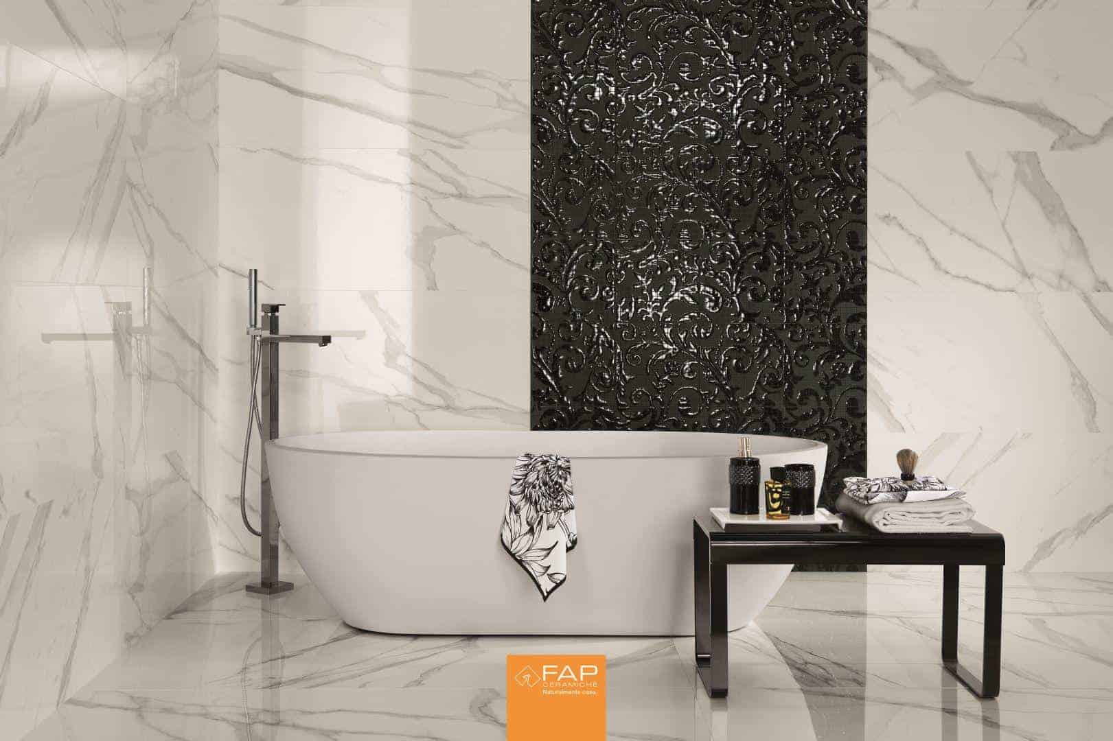 Faianta cu aspect de marmura - modele deosebite produse in Italia