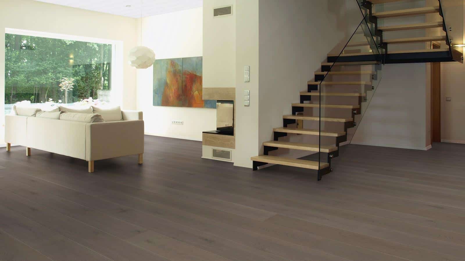 K05 Parchet triplustratificat Stejar Basalt Brown - imagine 3