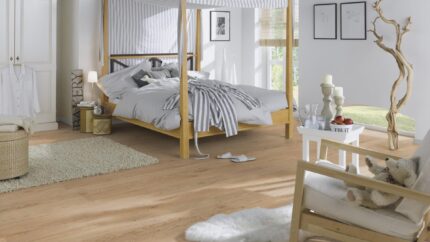 Parchet vinil LVT D04 Oak Dublin pardoseala vinil Ter Hurne amenajare domitor detaliu