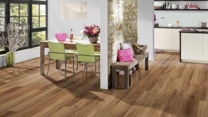 Parchet vinil LVT D06 Doussie Damascus pardoseala vinil Ter Hurne amenajare bucatarie