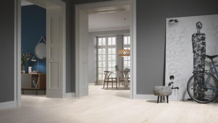 Parchet vinil LVT D22 Oak Skagen amenajare studio open space cu pardoseala vinil de la ter Hurne
