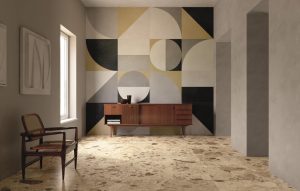 Living cu Faianta Decorata Murals