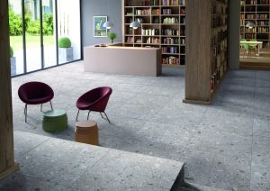 Living cu Gresie tip Terrazzo Omnia Keope
