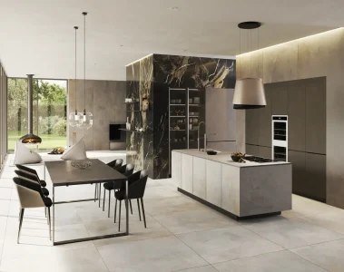 Living-cu-gresie-portelanata-aspect-metal-magnetic-grey-EK-Gada-Ceramic