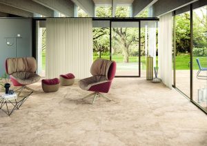 Gresie Portelanata aspect Marmura Bej Omnia