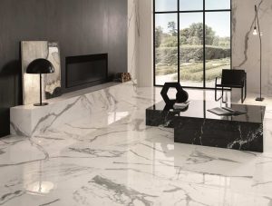 Gresie tip Marmura Lucioasa Placi Mari Roma Gold - imagine 2