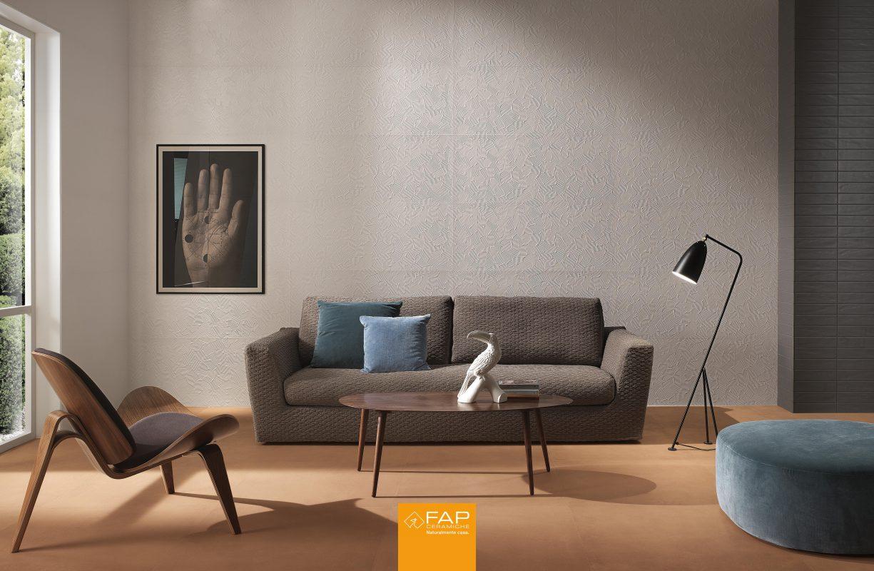 Faianta Sand Art 3D si Gresie Portelanata Living