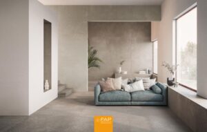 Living cu gresie portelanata Fap Summer crepuscolo sciara vento