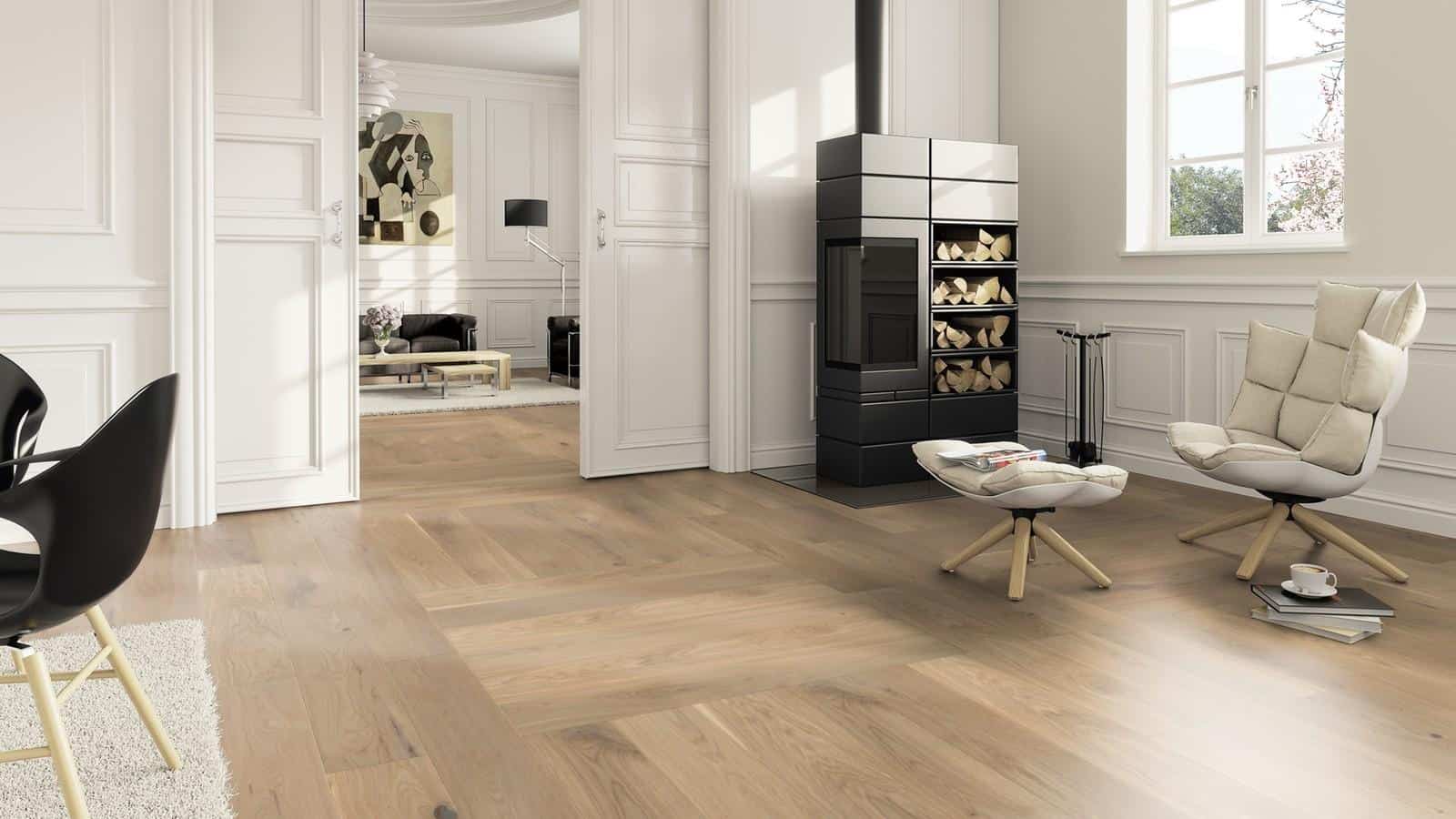 M01a Parchet stratificat Stejar Unfinished Effect System Plank - imagine 4