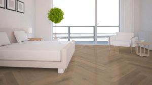 M04 Parchet stratificat Stejar Ochre Brown Herringbone - imagine 2