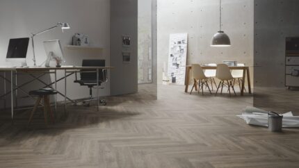Parchet vinil LVT C08a Oak Camberra herringnbone amenajare birou