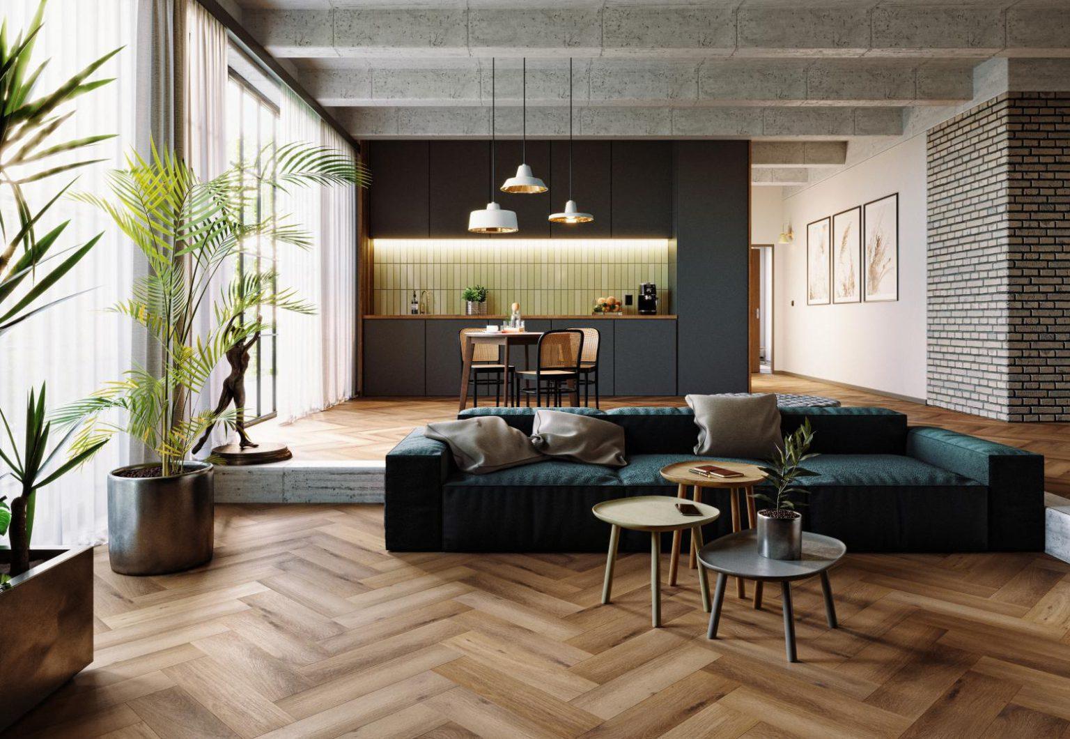 Parchet SPC Georgetown Herringbone