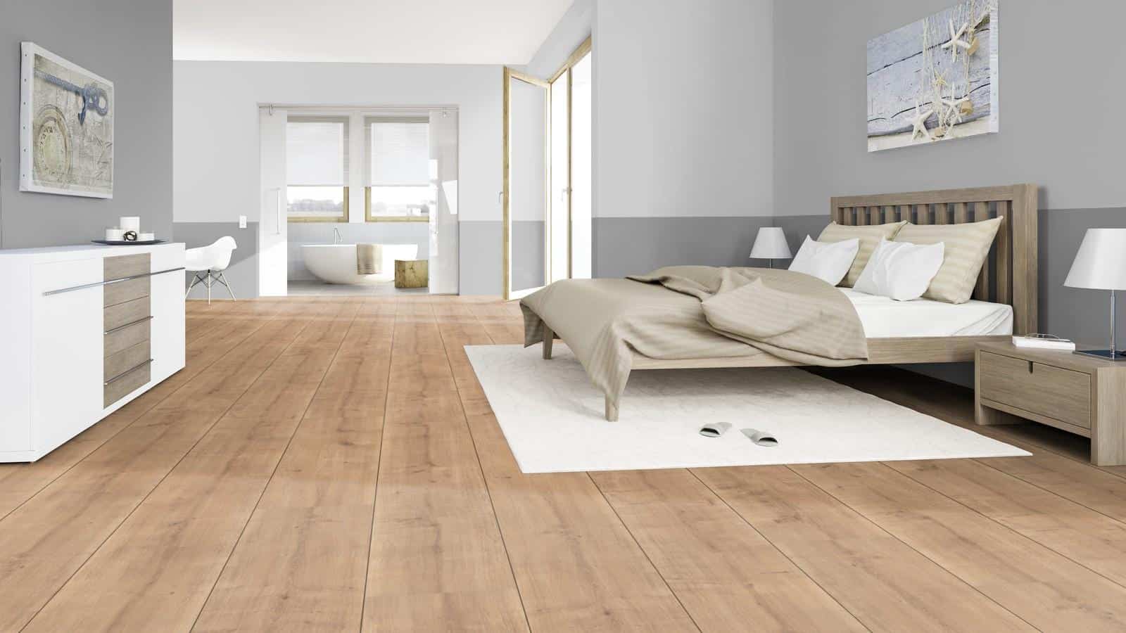 LG09 Parchet Laminat Stejar Pale Brown - imagine 1