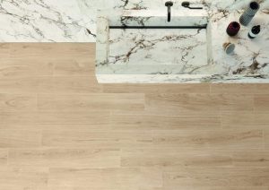 Baie cu Gresie tip Parchet Lineo - imagine 2