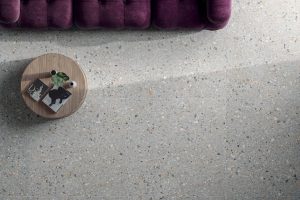 Amenajare Living Gresie tip Terrazzo Dolmix