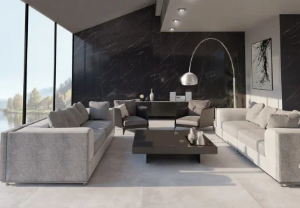 Living cu Lastre Ceramice Marquina EK